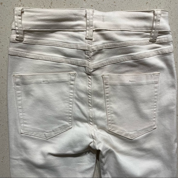 Free People • Ivory skinny stretch pants Size 25 - Picture 5 of 6